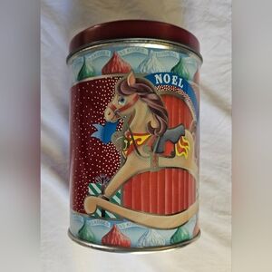 HERSHEYS Festive Rocking Horse Collectible Tin #1 *CHARITY LISTING*